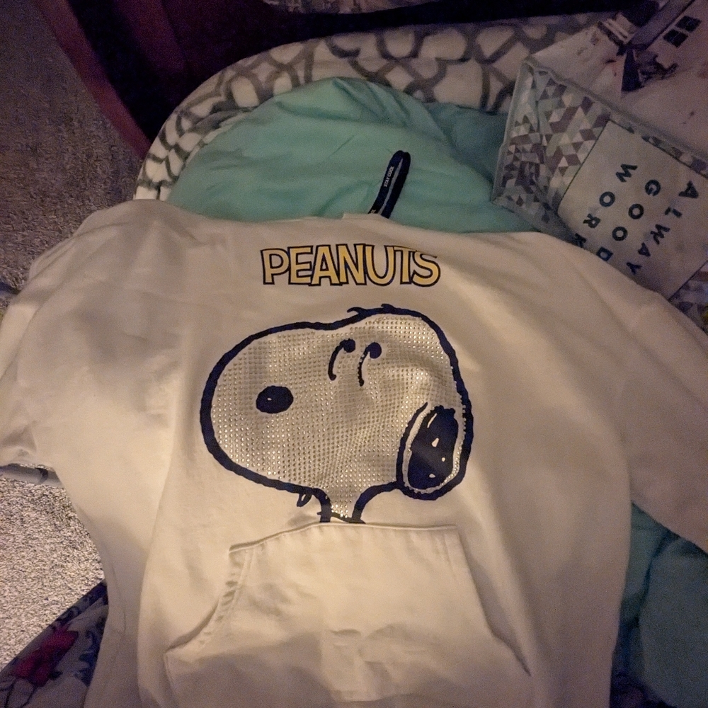 Peanuts Snoopy White Hoodie